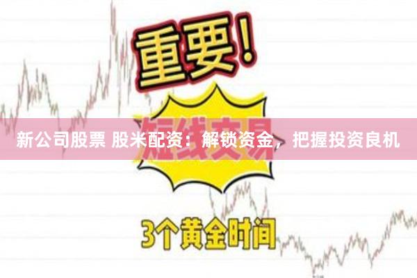 新公司股票 股米配资：解锁资金，把握投资良机