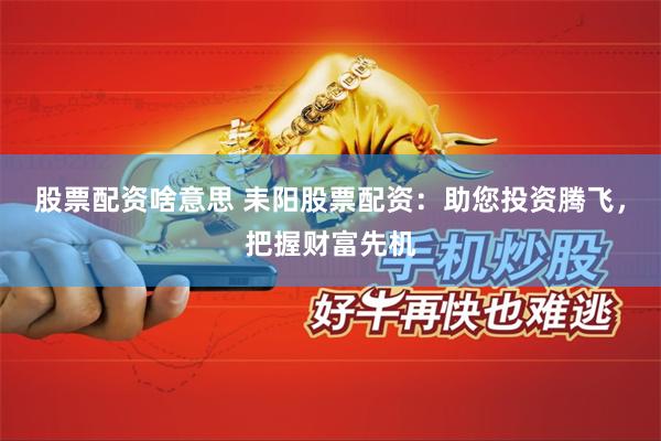 股票配资啥意思 耒阳股票配资：助您投资腾飞，把握财富先机